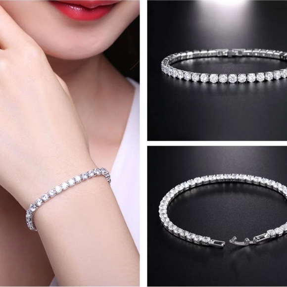 Crystal Tennis Bracelet - Picture 3 of 5